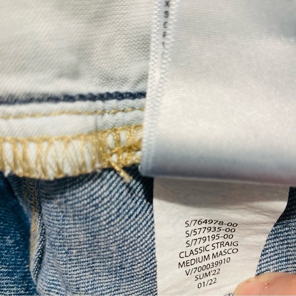 GAP Sz 12 x 31 Classic Straight Fit Denim Jeans. NEW WITH TAG - Picture 13 of 13